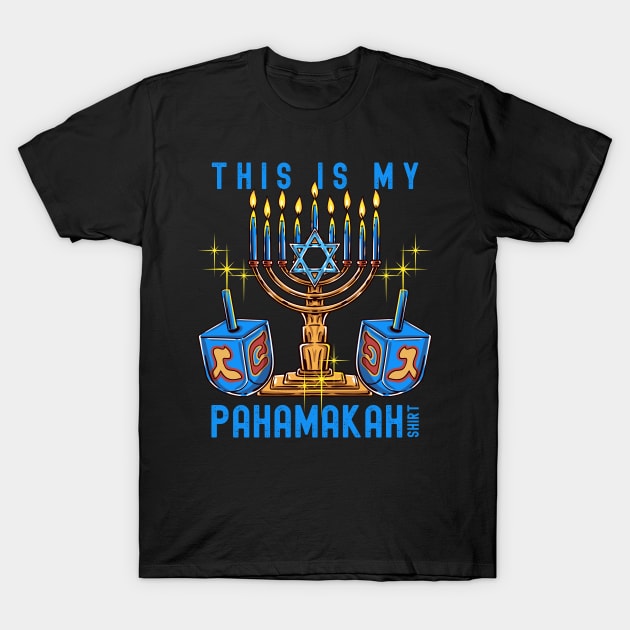 This is my Pajamakah Shirt Funny Jewish Pun Hanukah T-Shirt by creative